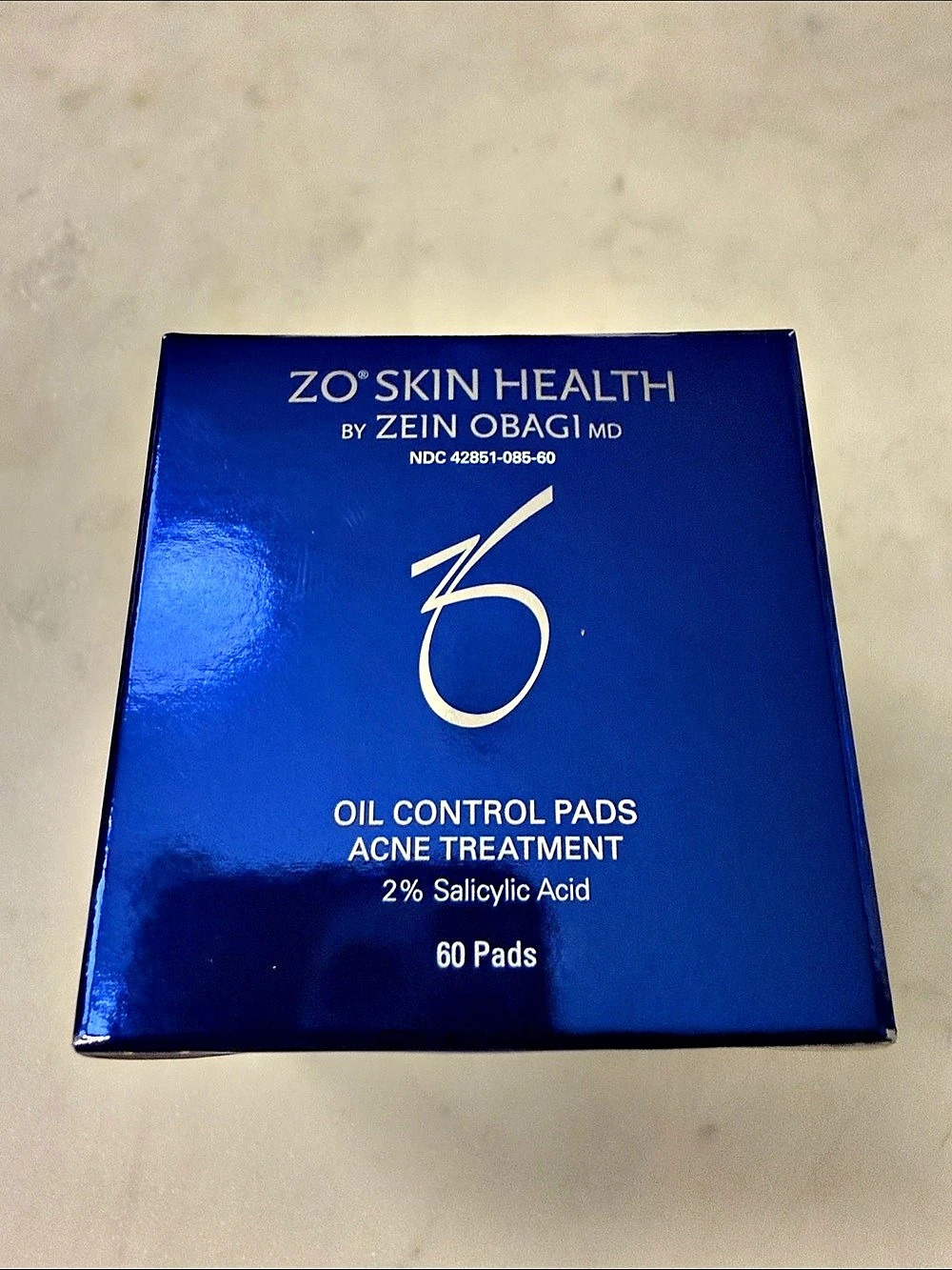 ZO Skin Health Oil Control Pads Acne Treatment 2% Salicylic Acid 60 Pads NWT